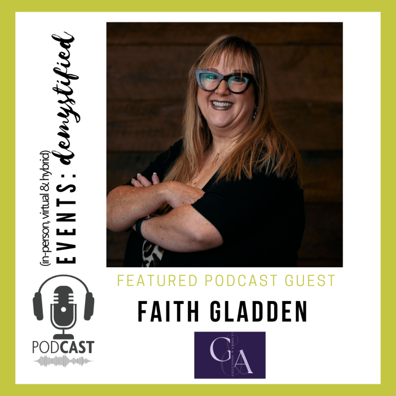 109: The key elements to building relationships with other event profs ft Faith Gladden